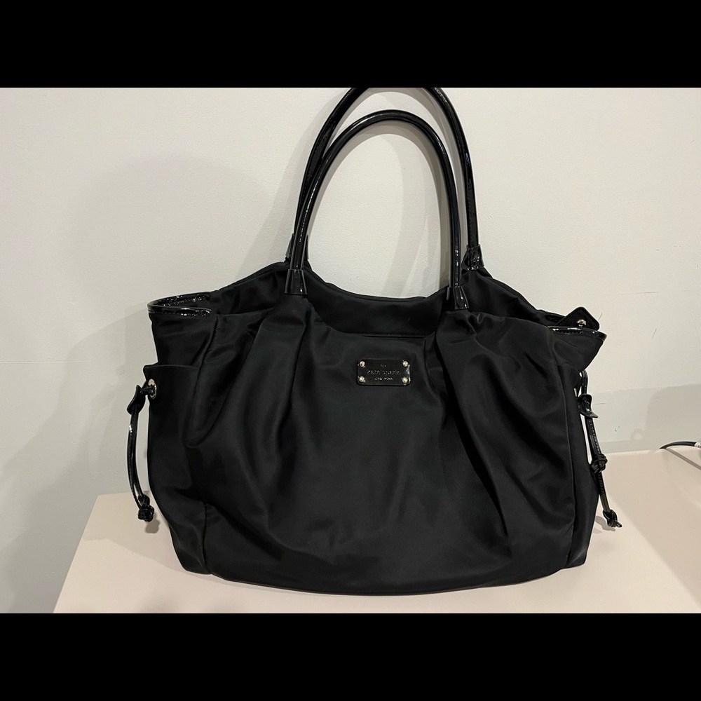 Black Kate spade diaper tote